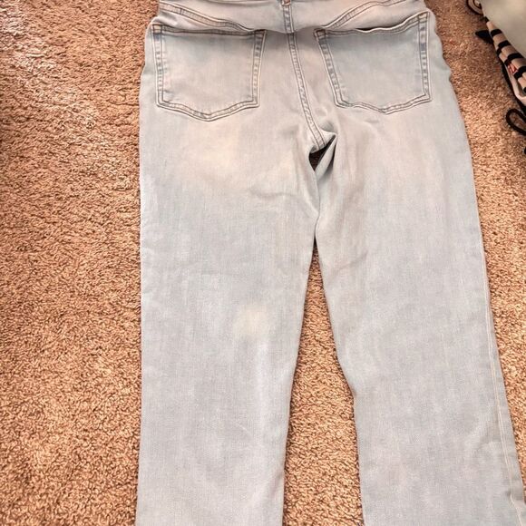 Reformation | High & Skinny Jeans in Amalfi Wash Raw Hem size 27 - Picture 4 of 5